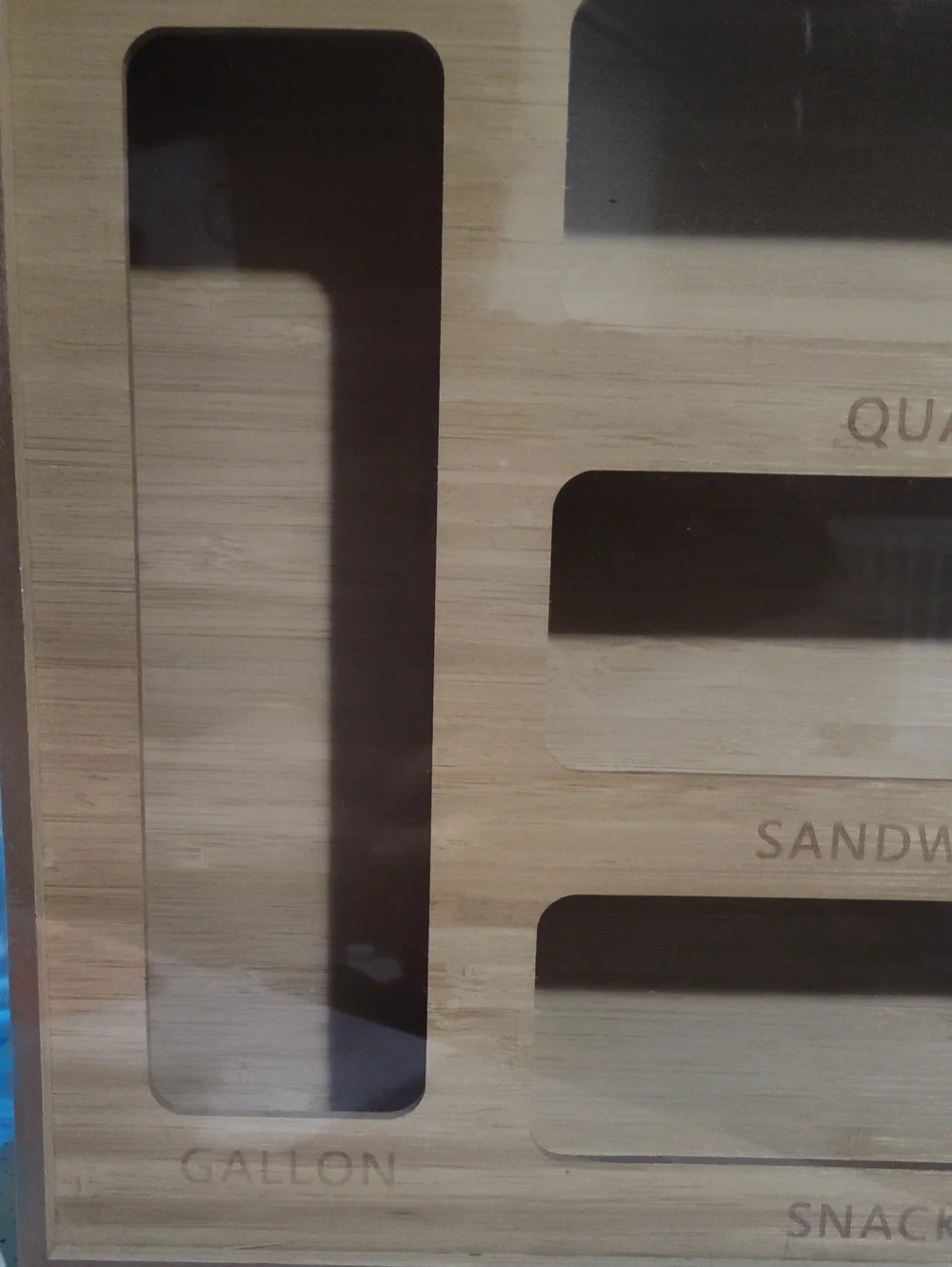 Bamboo Food Storage Organizer - Natural Bamboo
